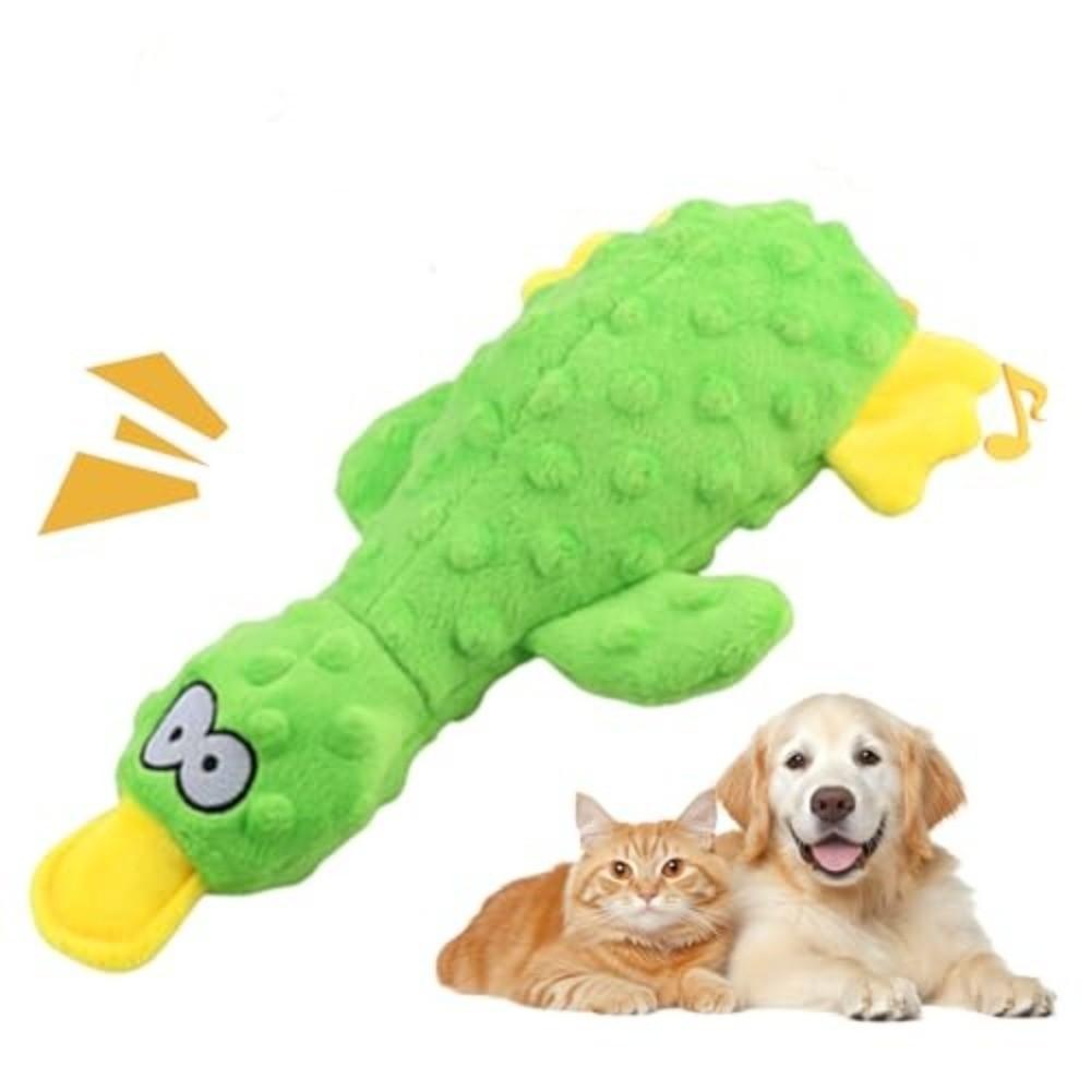 Interactive Durable Dog Toy Soft Dog Chew Toys Cute Plush Duck Sound Toy for Cats And Dogs