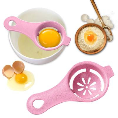 Eggs Separator Sifting Kitchen Gadget Plastic Filter Sieve Divider Holder