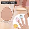 10er-Pack Mini Weiche Make-up Blender Schwämmchen, Foundation & Concealer Beauty Tools, Präzises Verblenden für Lidschatten und Flüssigkosmetik