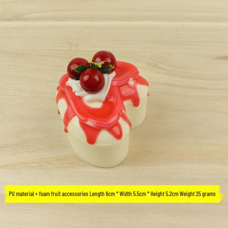 Creative Cream Cake Ice Cream Cone Toy - Realistic Fake Squeeze Toy Model