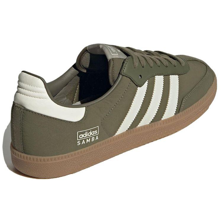 adidas Samba OG Reflective Nylon Pack - Focus Olive Unisex Sneakers Green Wonder-White Gum IE3440