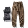 American Knitted Straight Sports Pants Men's Spring and Autumn Ankle-Tied Sweatpants Elastic Waist Pants Export Men's Casual Pants