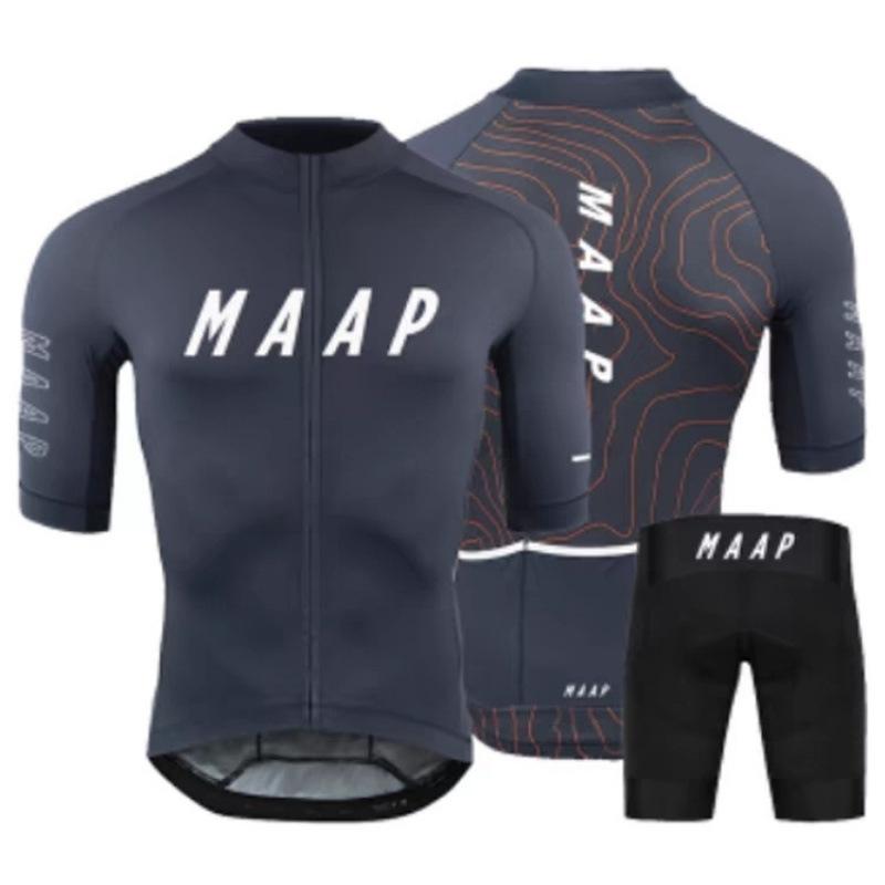 2026 Cycling Suit Set Quick Dry Short Sleeve Top Bib Shorts Mountain Road Bike Suit Breathable Summer Men