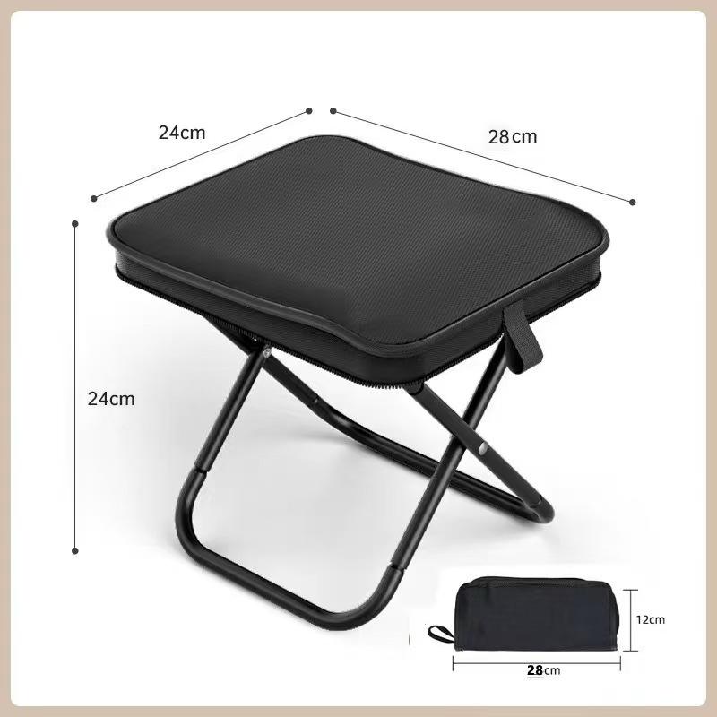 2026 Portable Folding Camping Chair, Lightweight Fishing Stool for Outdoor Picnic Travel Folding Stool Handbag Style Mini Stool
