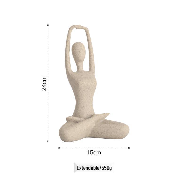 Nordic Lux Yoga Dance Figurines for Home Decor