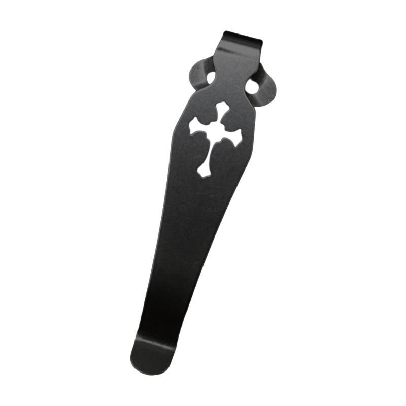 652F Titaniums Alloy Knifee Back Clip Pocket Waist Clamps Fold Knifee Handle DIY Make Accessories Parts