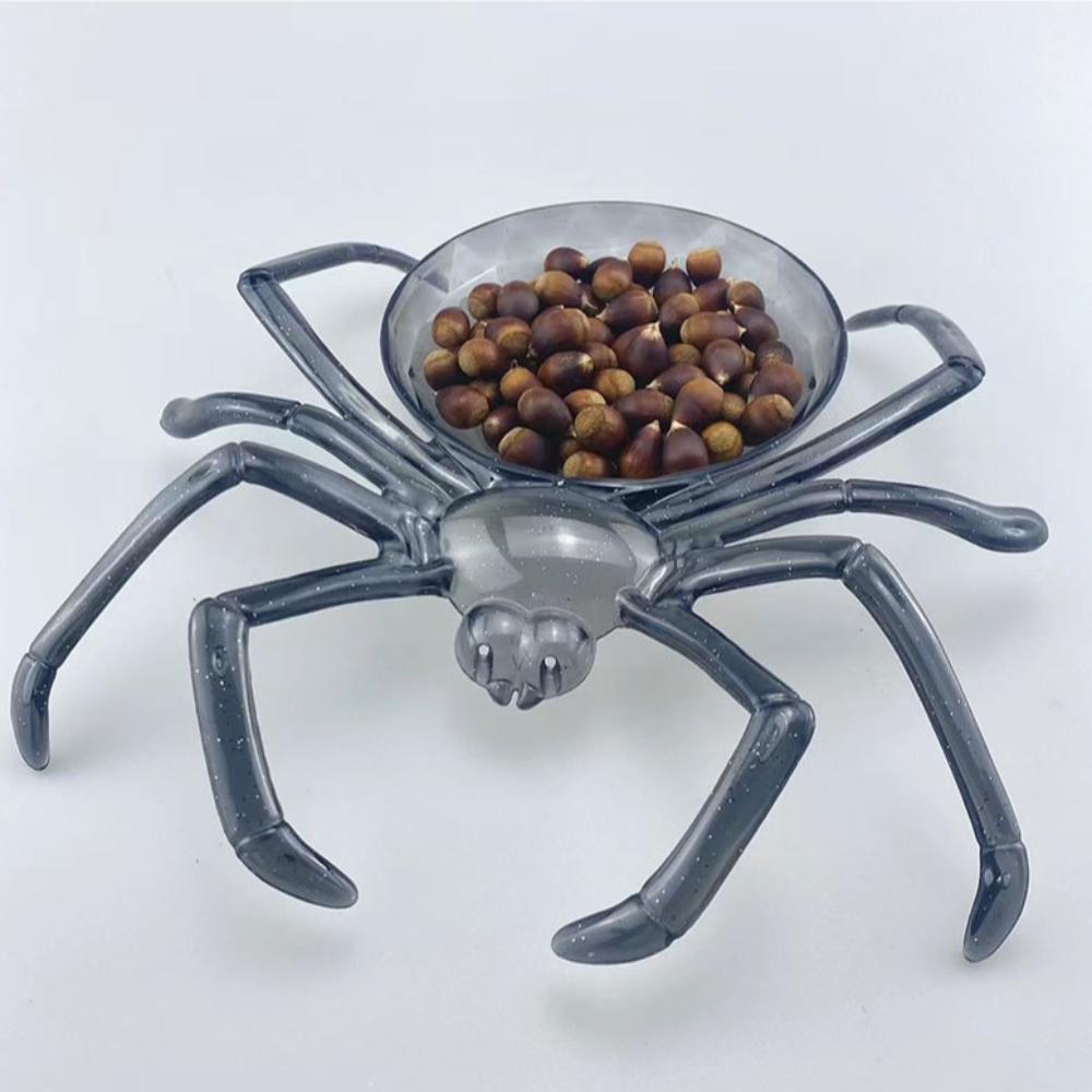 Exquisite Sweets Holder Spider Shape Snack Storage Props Trick or Treat Fruit Bowl  Party