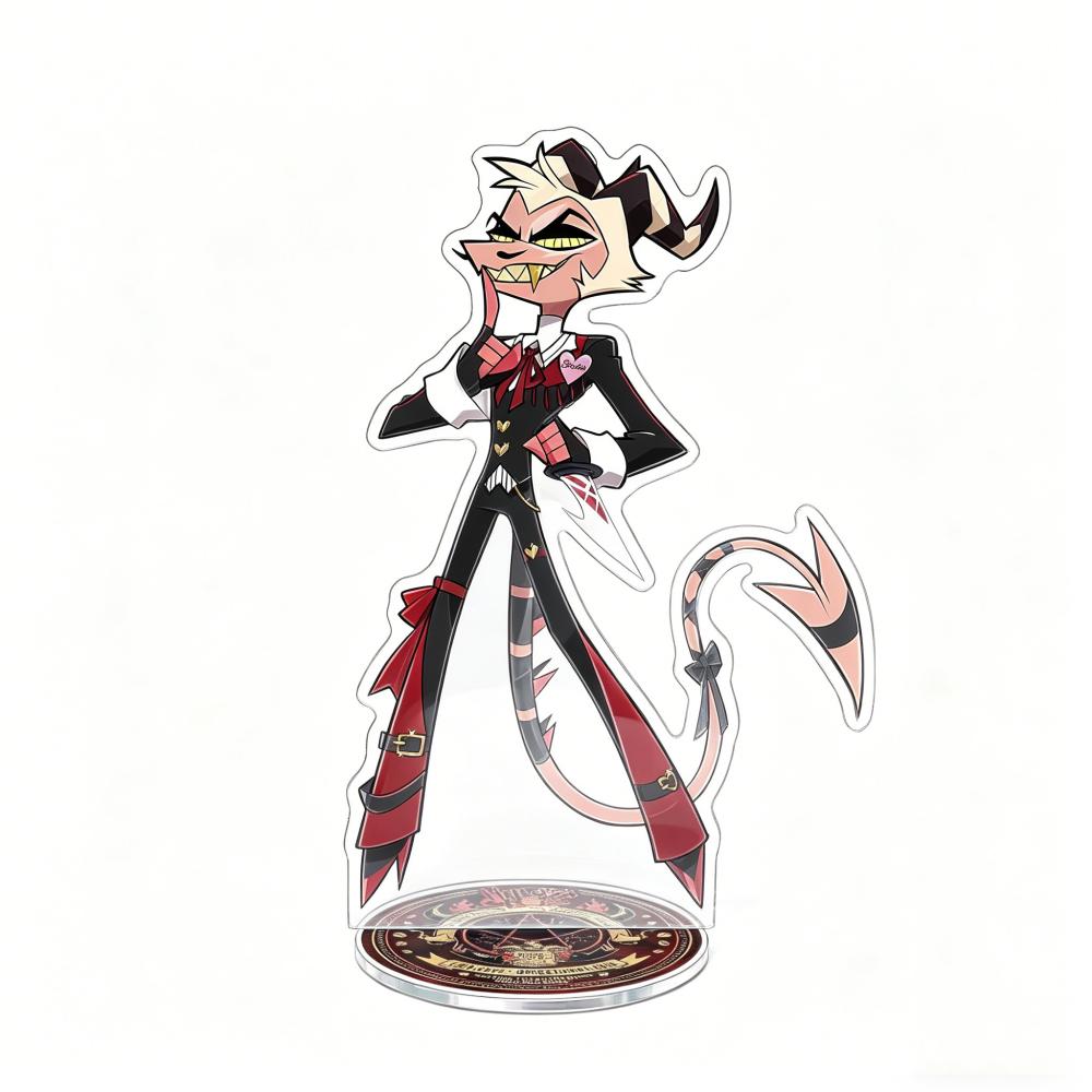 Helluva Boss Anime 15cm Acrylic Standee Keychain Full Set Loona Fizzarolli Maid Series Kawaii Desktop Decor