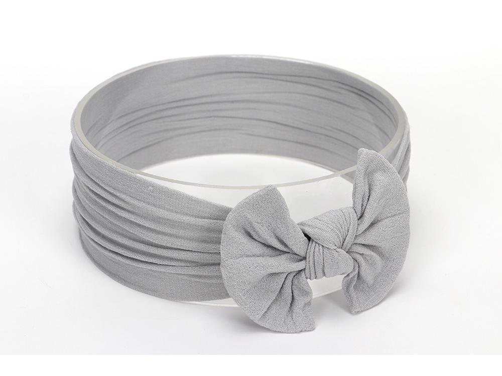 Avrupa ve Amerika Bebek Kız Fiyonklu Saç Bandı - 2021 Naylon Koleksiyonu