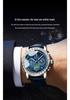 Binbang Men's Quartz Luminous Stainless Steel Multifunctional Waterproof Watch