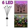 6/8/10 LED Luci da giardino ad energia solare Luci lucciola Luci oscillanti vibranti impermeabili per esterni per la decorazione del percorso del patio