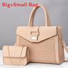 Urbanes Minimalistisches Pu-Handtaschen-Set Mit Etui Und Internen Reißverschlusstaschen Für Den Täglichen Gebrauch