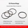 1/3 Pezzi Diametro Cilindro 42/47/48/51/55/65/70Mm Set Anelli Pistone Compressore d'Aria Compressori d'Aria Pompe d'Aria Parti Pneumatiche