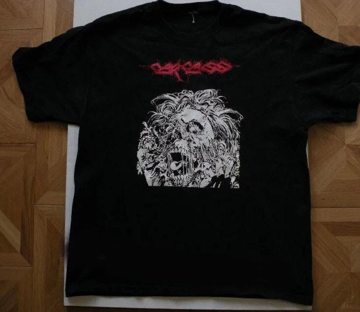 Reprinted Carcass shirt cotton unisex black shirt gift for fan Unisex T-Shirt XL