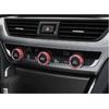 For Honda Accord 2018- Aluminum Red Central Console AC Switch Button Trim 3p