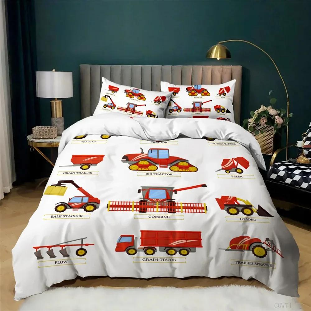 150X200 Kids Bedding Set Cars Planes Trucks Bedlinens Bed Cover Sets Cartoon Twin Full Home Housse De Couette Bed Sets For Boy