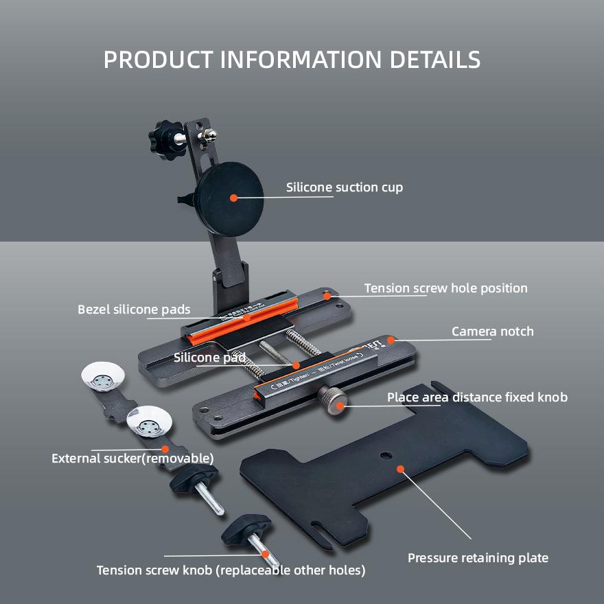 

BEST BST-171 Screen Removal Clamp Tool Cell Phone Back Cover Glass Remover Type A