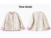Retro Chinese Jacquard Frog Button Round Neck Jacket - Spring 2025 Collection