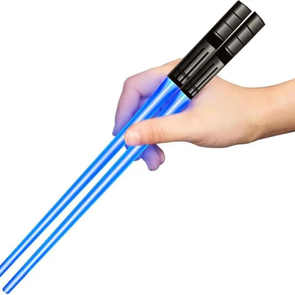 Washable Light Saber Chopsticks Detachable Luminous Chopstick Household LED Chopstick  Night