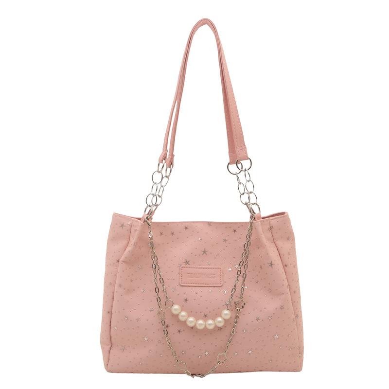 Korean version of trendy fashion bag women's new largecapacity casual shoulder bag temperament versatile commuter tote bag