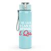 1PC Real Quick Red Letter Art 750ml Color Plastic Sports Water Bottle Leakproof Flip Straw Lid Suitable for Sports Office Home Use