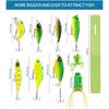 Advent Calendar with For 24 Fishing Lures Set Featuring Metal Lures for Diverse Fishing Conditions and Locations