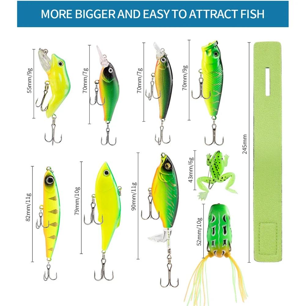 Advent Calendar with For 24 Fishing Lures Set Featuring Metal Lures for Diverse Fishing Conditions and Locations