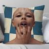 Singer D-Doja Cat Pillow Case Square Pillow Bedroom Sofa Leisure Comfort Cushion Car Living Room Home Decoration