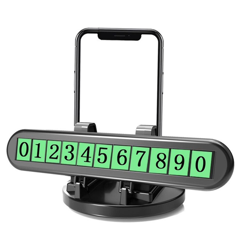 Car Dashboard Mount Holder Stand W/ Phone Number Plate For Mobile Cell Phone GPS