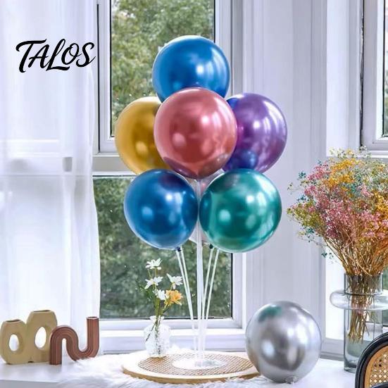 Baby Shower Balloon Stand 4/8 Pcs Kit for Table, Sticks Holder with Base Graduation, Birthday, Shower, Weddings, Celebrations Column