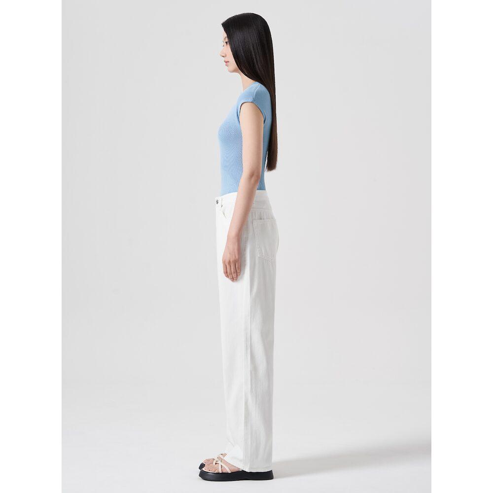 8seconds Mock Neck Sleeveless Knit Sky Blue (354751Mb1Q)