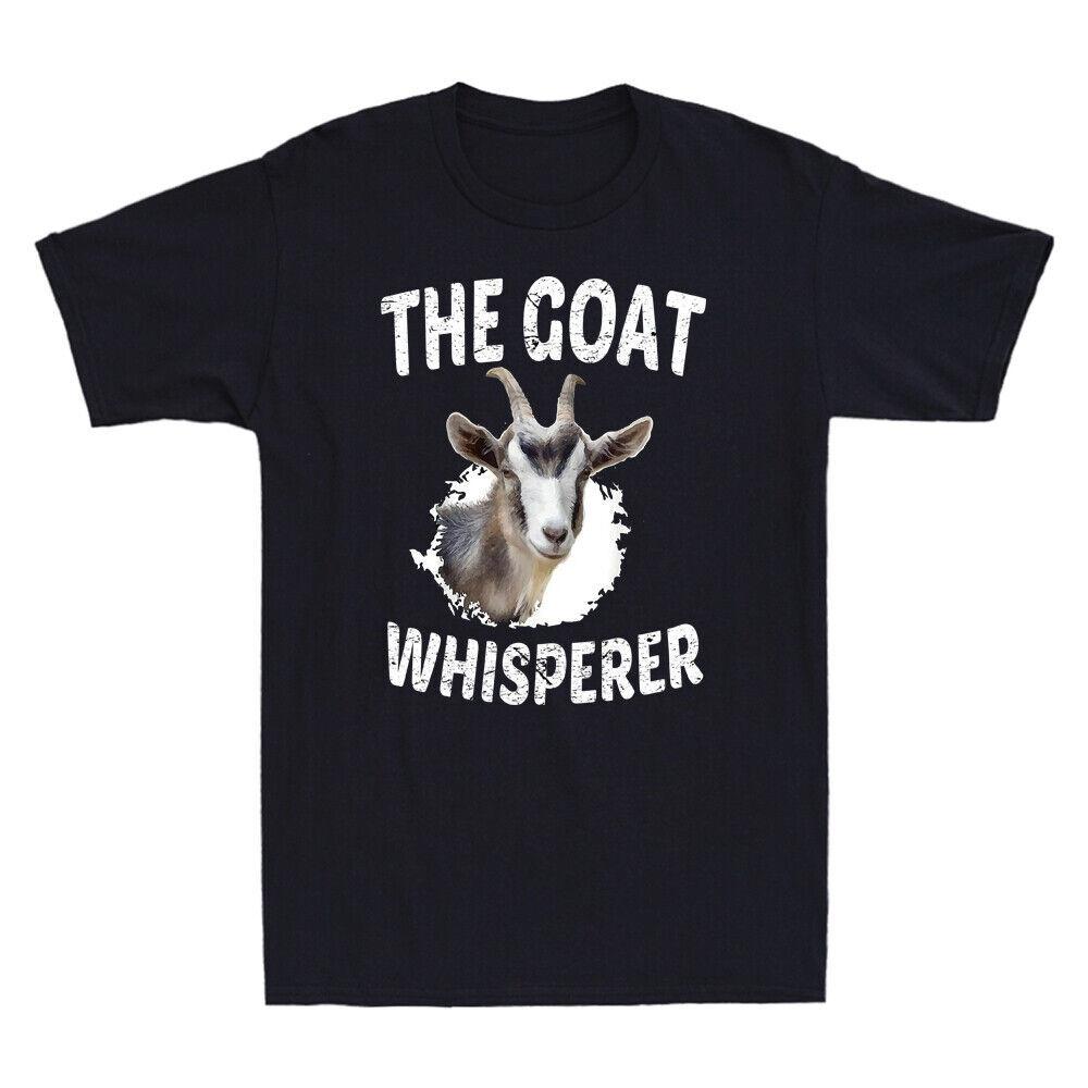 The Goat Whisperer Shirt Funny Goat Lover Farmer Farm Gift Vintage Men s T-Shirt Unisex T-Shirt XXXXL