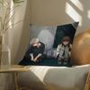 Heavenly Ddelusion anime Pillow Case DoubleSided Plush Sofa Cushion Covers Organic Breathable Invisible Zipper