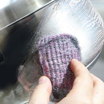 Yousheng 10/20/50 Pezzi Pagliette di Lana d'Acciaio con Sapone Facili da Usare Multifunzionali Pulitore Danni da Cottura Kit Restauro Pentole
