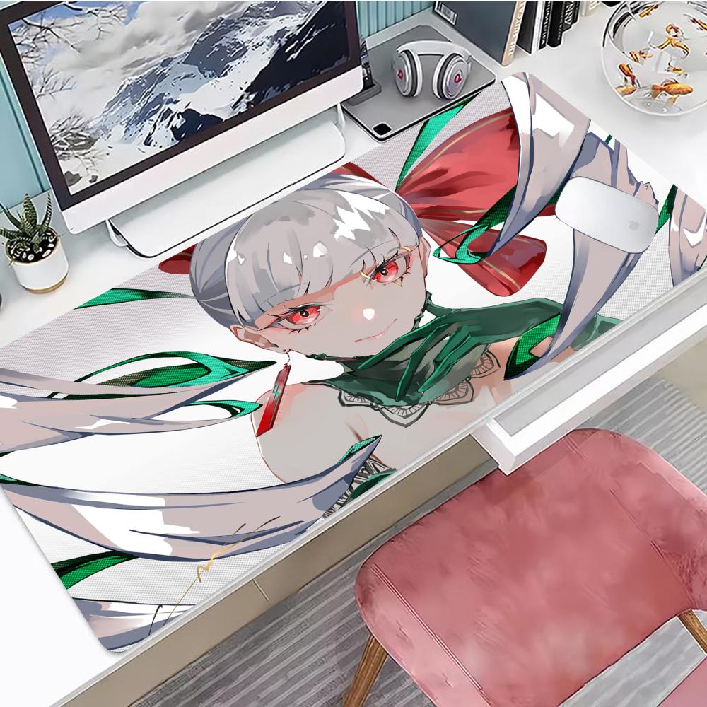 Anime Girl Mouse Pad Cute HD Mousepad Pad Extended Gaming Keyboard  LargeMousepad 90x40cm XXL Gamer Mousepad