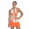 Tebe Magugu Tennis New York Tank Top MLQ28 Ecru Orange L [Adidas] Y-Back Women's Tint/Impact (HT4235)