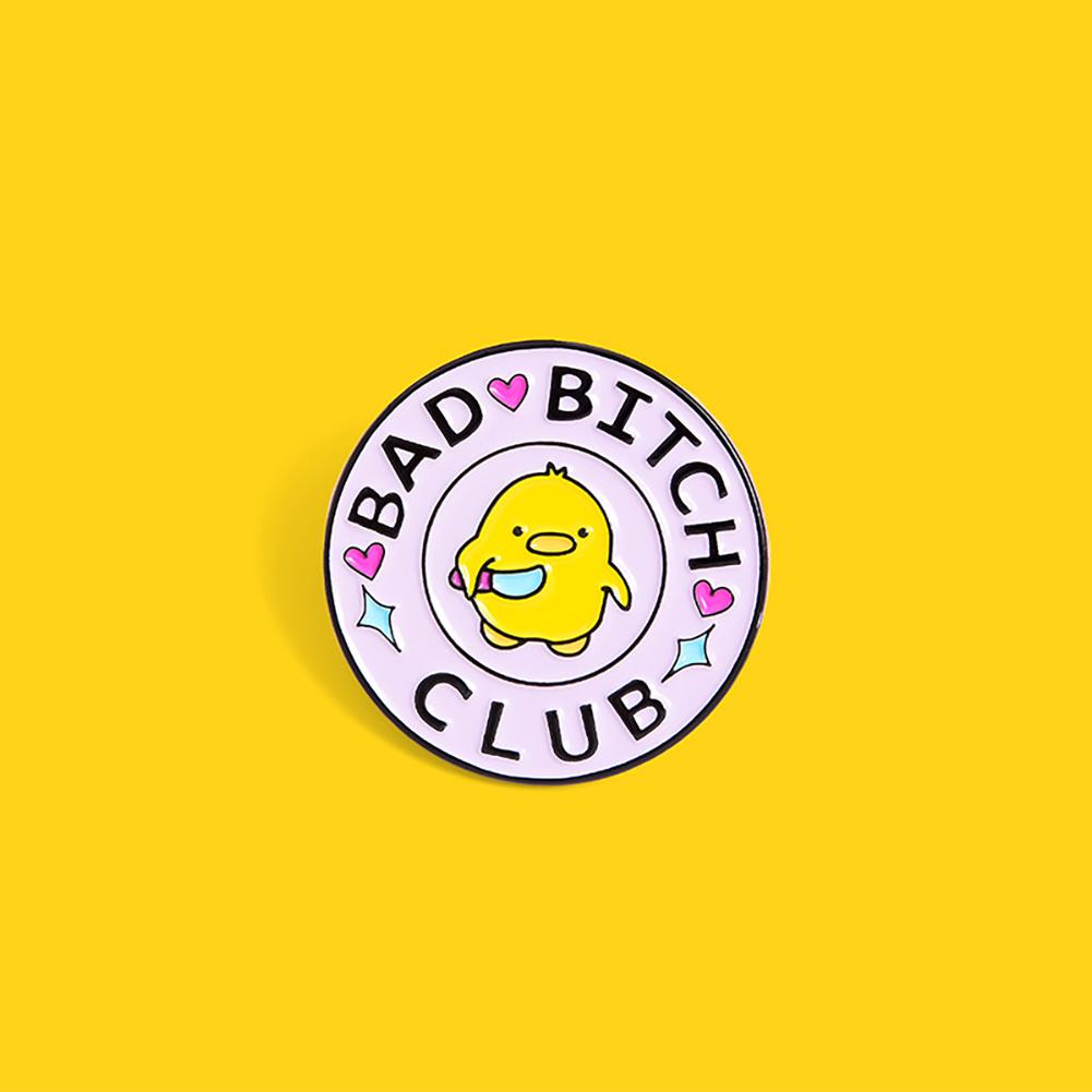 Fashion Enamel Lapel Alloy Pin Brooch Cute Cartoon Backpack Shirt Collar Pin Gift For Friends