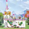 Girls Castle Building Blocks Kit Sweet Princess Style House City Model Diy Assembled Enlighten Bricks Toys Ornaments Children Gift