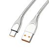 Fast Charging 65W USB To USB C Male to Male Cable Tip Metal Braided Power Delivery Connector Data Cord For Phone Accessories