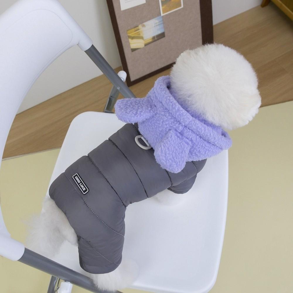 With Hooded Winter Dog Jumpsuit Waterproof Dog Winter Clothes Pet Winter Wear