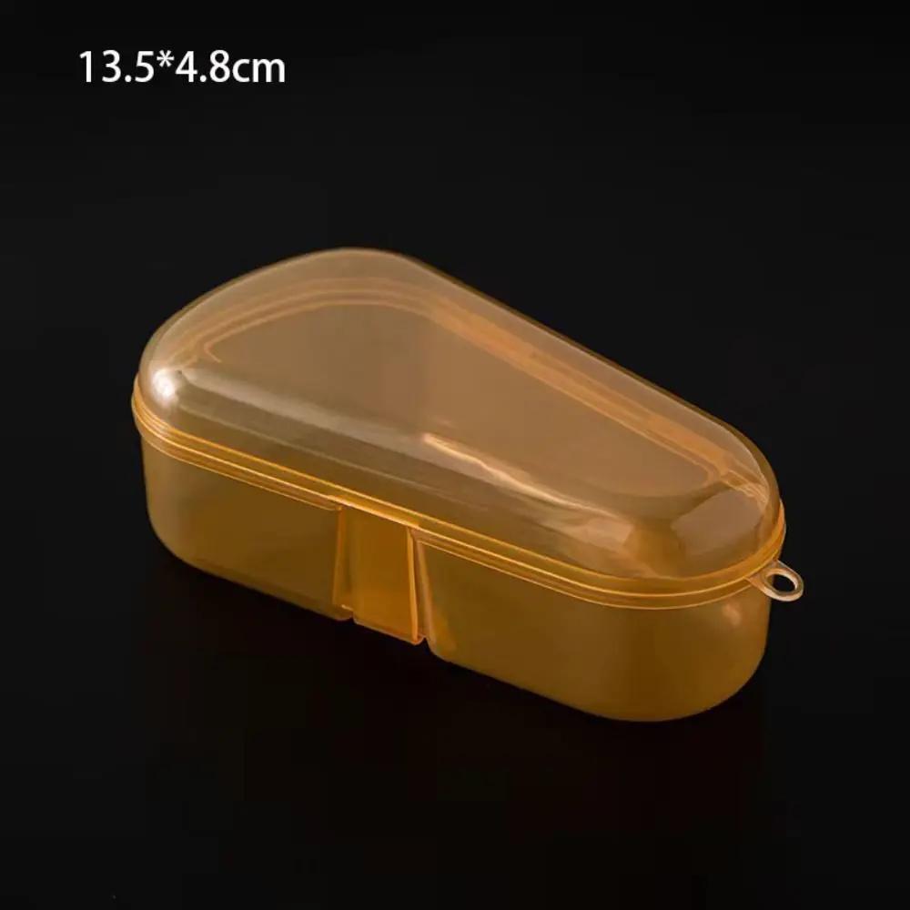 Square Plastic Transparent Storage Box Jewelry Beads Container Power Tools Accessories Box Small Items Sundries Organizer Case