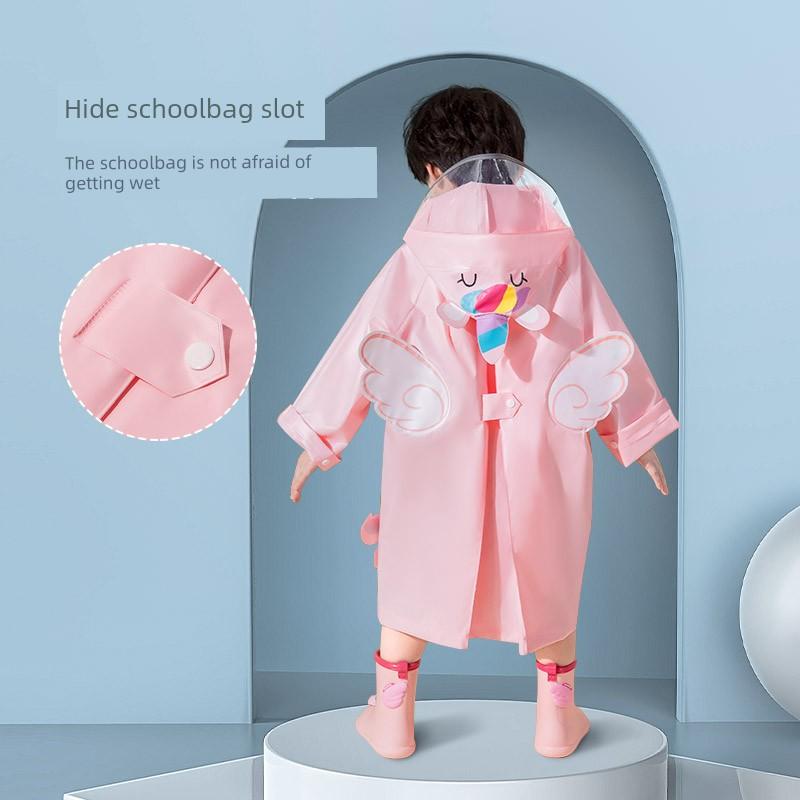 School Baby Child New Rabbit Children Raincoat