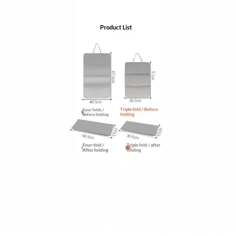 Ironing Mat Portable Folding Ironing Blanket Thick Heat Resistant Travel Clothes Protector Board Table Top Laundry Pad