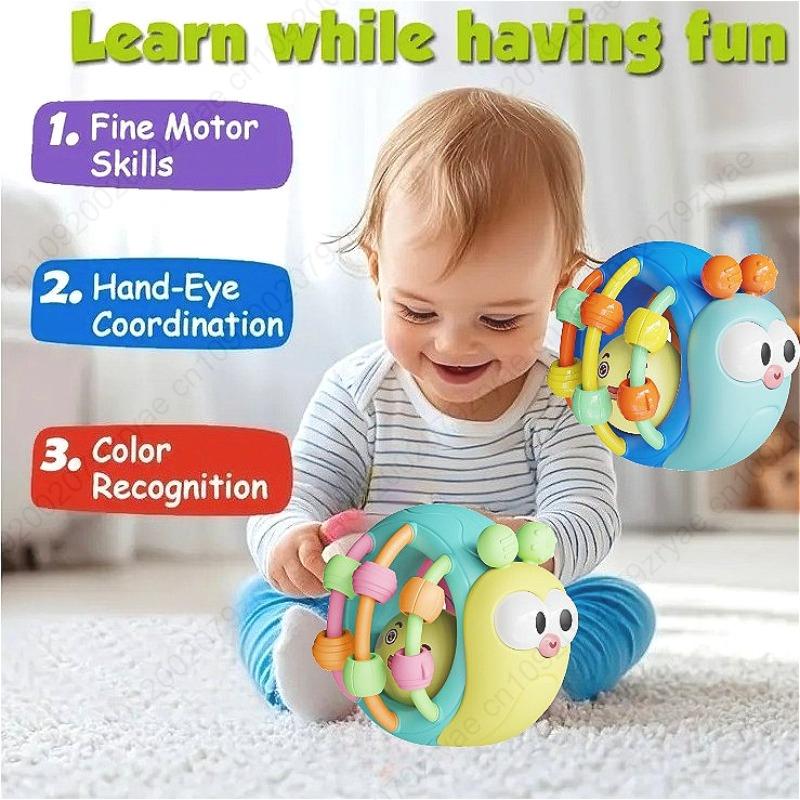 Baby Balls Rattle Comforter Toy Soft Hand Grasp Ball Educational Sensory Toys Activity Baby Crawling Toys 0 6 12 Months