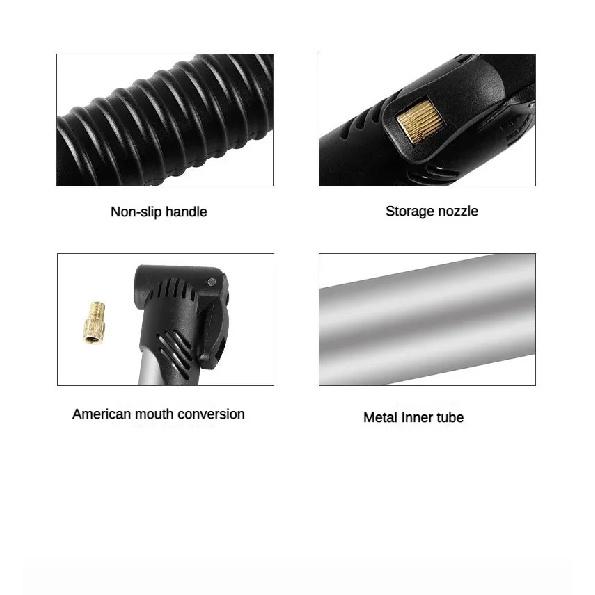 Mini Bicycle Pump Portable Bike Tire Inflator For Schrader Presta Valve Hand Pump MTB Road Bike Accessories