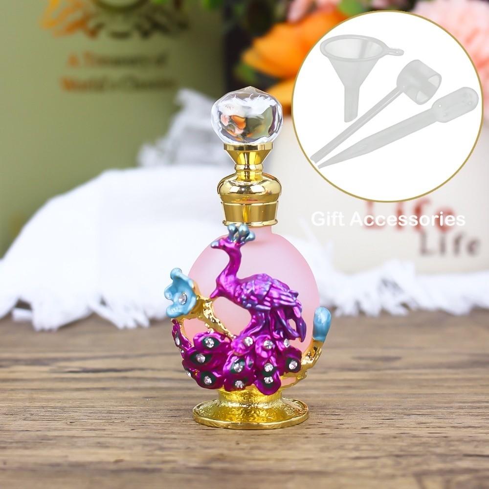 Luxury Essential Oil Dropper Bottle 15ML/25ML Empty Perfume Bottle Perfume Dispenser  Handicraft