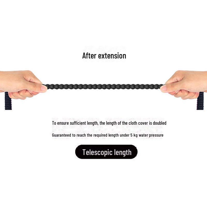 High-Pressure Car Wash & Garden Hose with Telescopic Nozzle