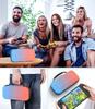 MoKo Etui do przenoszenia na Switch 2 - Odporne na wstrząsy torba do przechowywania EVA z 10 miejscami na karty z grami (PomarańczowoNiebieski)