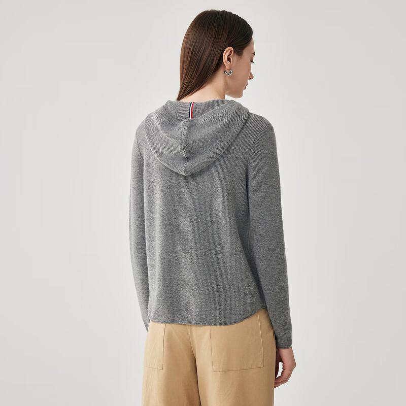 Zhaojun Women's Thick Hooded Wool Sweater