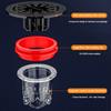Backflow Preventer Shower Floor Drain Dectable Anti-odor Drain Filter Plug Universal Fast Drainage Floor Drain